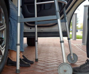 A-Ride with Assistance - Person with Walker